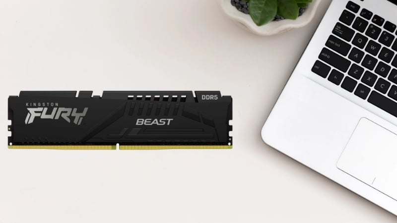 RAM Kingston Fury Beast 16GB giúp giảm độ trễ khi chuyển qua lại giữa game, phần mềm