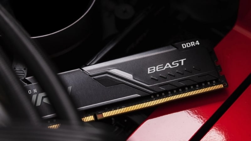 RAM Kingston Fury Beast Black 8GB 3200 DDR4 có hiệu suất ổn định với DDR4 3200MHz