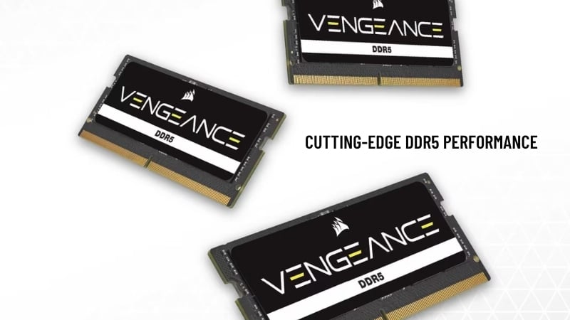 Ram Laptop Corsair Vengeance DDR5 16GB 5600MHz có độ trễ 48-48-48-90
