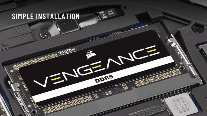 Ram Laptop Corsair Vengeance DDR5 16GB 5600MHz có chuẩn SODIMM 262 pin