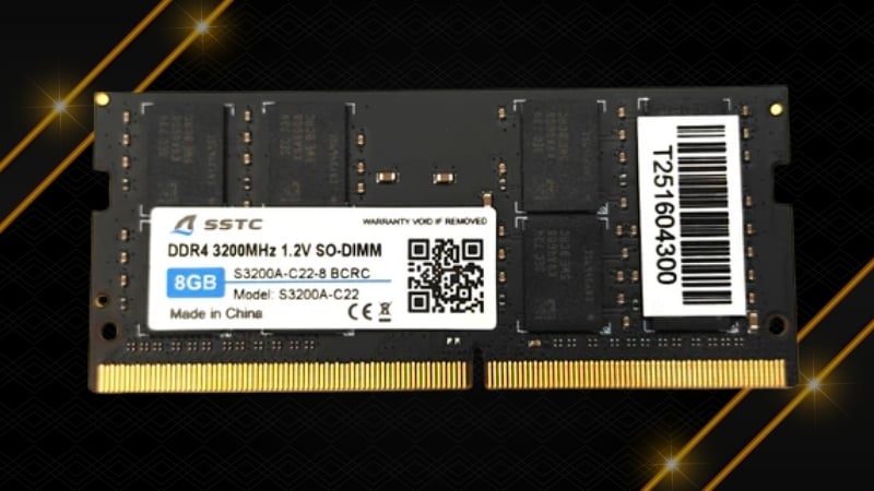 Ram Laptop SSTC 8GB DDR4 có tốc độ 3200MHz