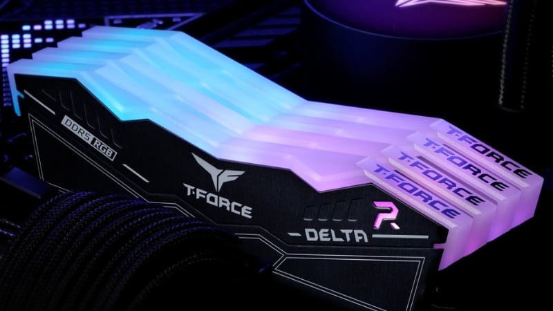 RAM Team T-Force Delta TUF RGB 32Gb (2x16Gb) 5200 DDR5 có RGB độc đáo