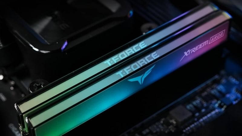 RAM TeamGroup T-Force XTreem ARGB có bus 8000MHz dành cho cấu hình ưu tiên tốc độ