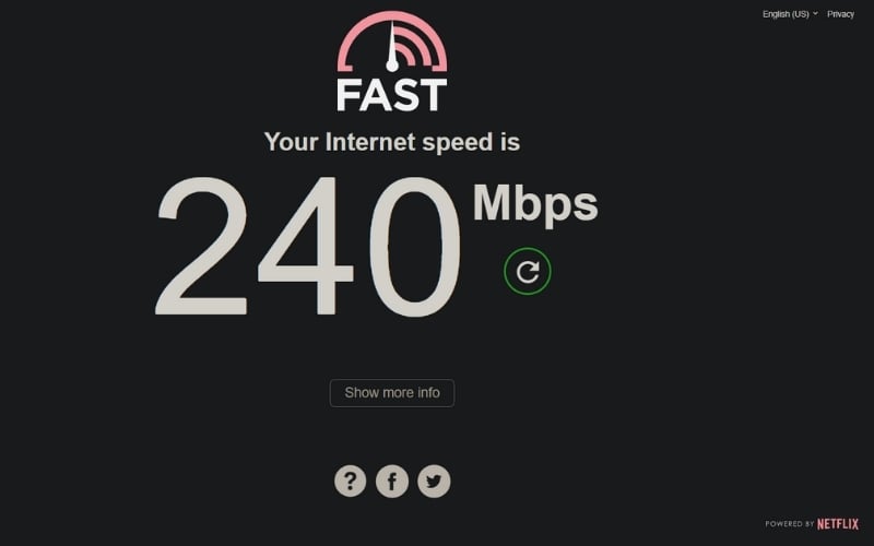 Tốc độ WiFi khuyến nghị thường từ 200Mbps trở lên