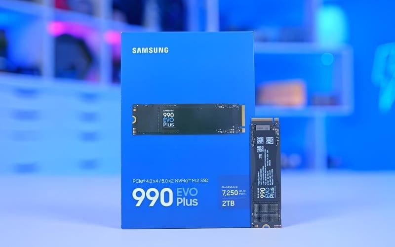 Ổ cứng SSD Samsung 990 EVO Plus 1TB M.2 PCIe NVMe Gen4/5