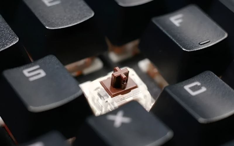 Brown switch tạo phản hồi xúc giác nhẹ, dễ làm quen