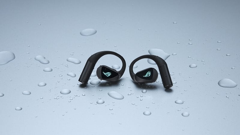 Tai nghe ASUS ROG Cetra Open Wireless Gaming Earbuds có chuẩn IPX5