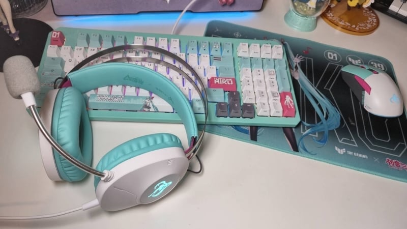 Tai nghe có dây TUF Gaming H1 Gen II Hatsune Miku có thời lượng sử dụng ổn định