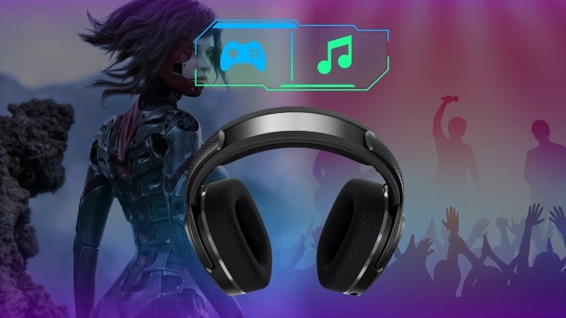 Tai nghe Acer Predator Galea 550 Wireless có kết nối không dây tiện lợi