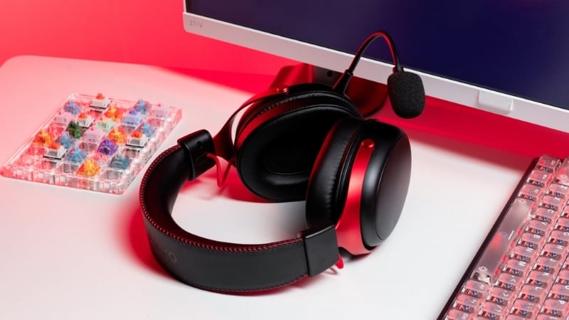 Tai nghe Akko Verge S9 Ultra Black Red kết nối Quad Mode với nhiều thiết bị