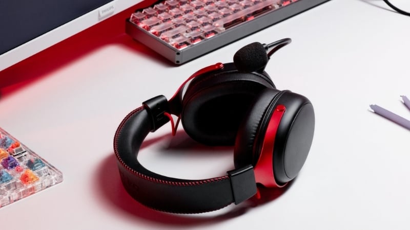 Tai nghe Akko Verge S9 Ultra Black Red có trở kháng 64 ohm cho âm lượng ổn định