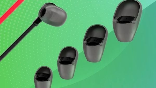 Tai nghe HP HYPERX Cloud Earbuds II Black có nút tai nhiều kích cỡ