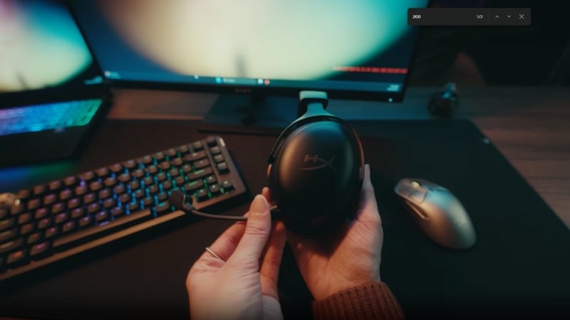 Tai nghe HP HyperX Cloud III S Wireless Black có thiết kế sang trọng