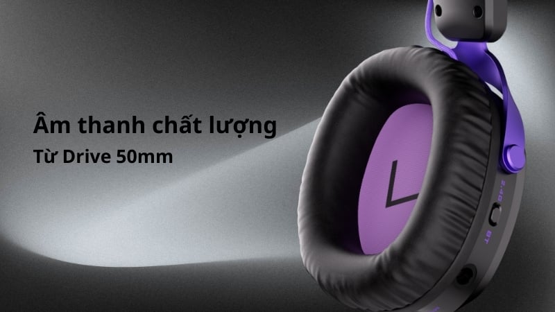 Tai nghe không dây AKKO GH300 Black cho âm thanh chất lượng