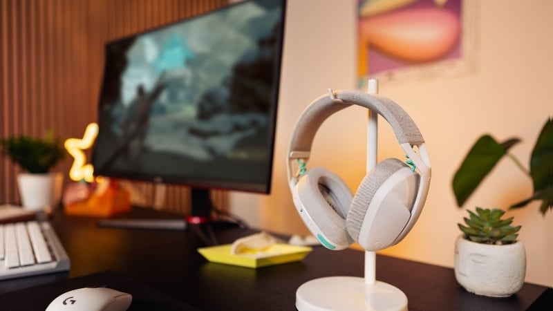 Tai nghe không dây Logitech G321 LIGHTSPEED White có kết nối không dây
