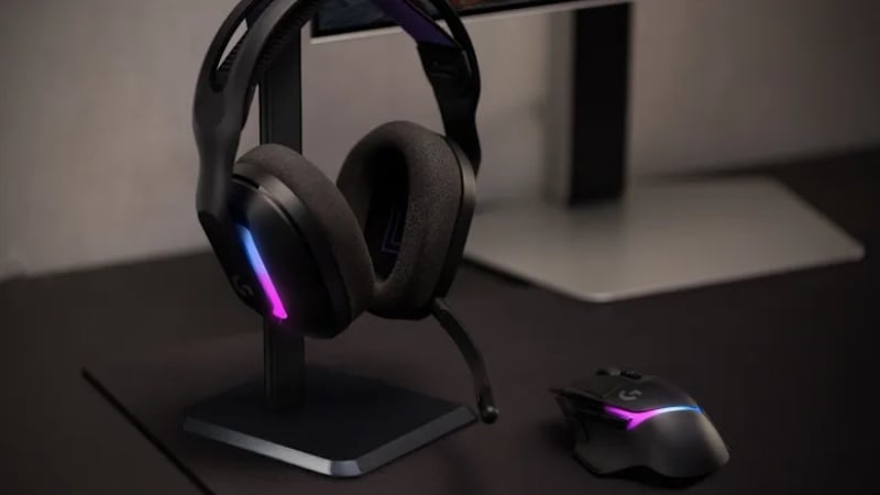 Tai nghe Logitech G522 Lightspeed Wireless Black có công nghệ không dây Lightspeed
