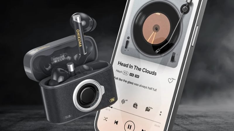 Tai nghe Onikuma In-ear T18 ENC Bluetooth Đen có kết nối Bluetooth ổn định