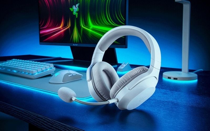 Razer là thương hiệu gaming Mỹ nổi tiếng, cung cấp thiết bị hiệu năng cao và tai nghe chất lượng, được game thủ toàn cầu tin dùng