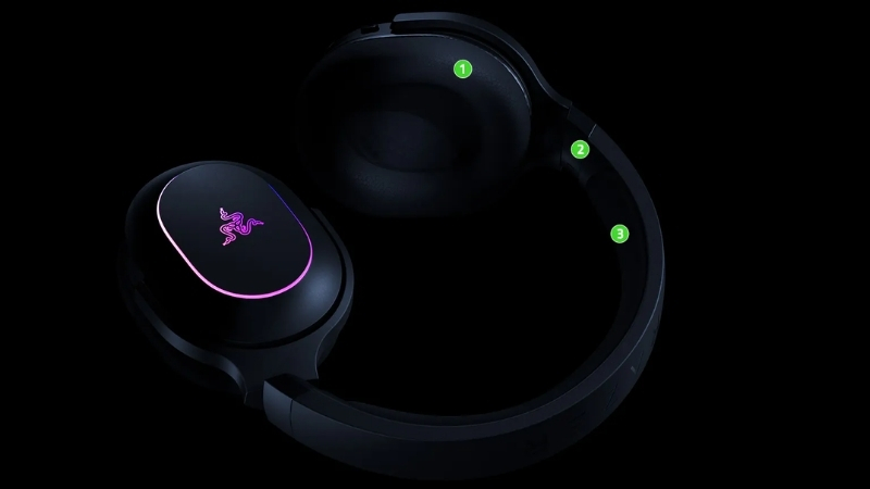 Tai nghe Razer Barracuda X Chroma Black có drive TriForce 40mm