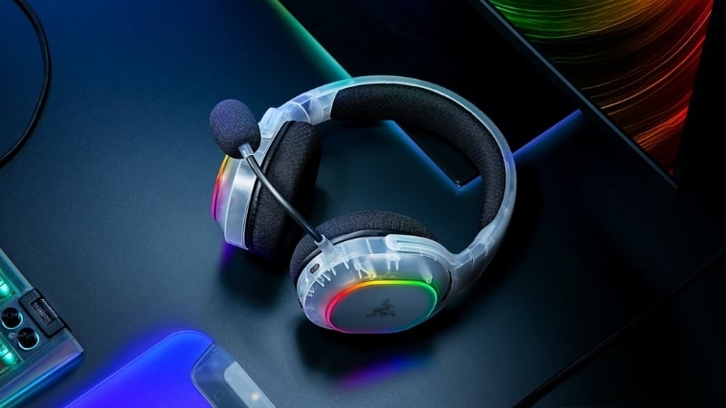 Tai nghe Razer Barracuda X Chroma Phantom White Edition có micro Razer HyperClear Cardioid