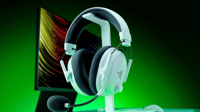 Tai nghe Razer BlackShark V3 White sở hữu micro rời Razer HyperClear