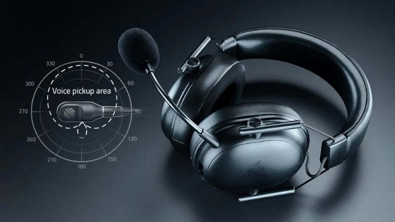 Tai nghe Razer BlackShark V3 X HyperSpeed có micro Razer HyperClear Cardioid 9.9mm