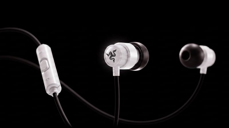 Tai nghe Razer Hammerhead V3 Wired Earbuds White có dây TPE chống rối