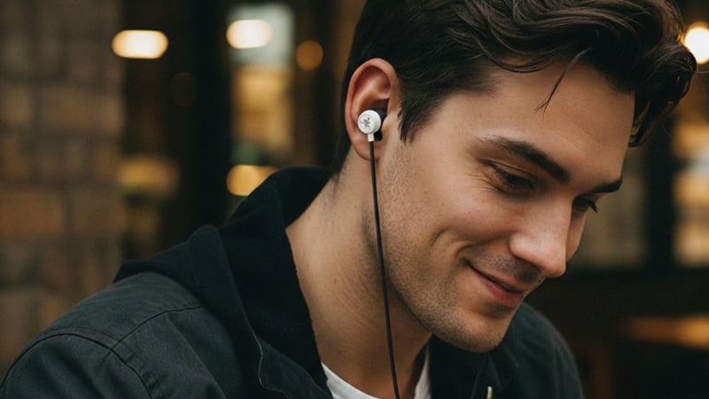 Tai nghe Razer Hammerhead V3 Wired Earbuds White có driver 11mm cho âm thanh rõ ràng