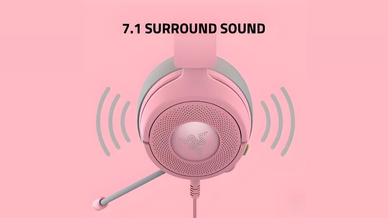 Tai nghe Razer Kraken Kitty V3 X Quartz cho âm thanh đỉnh cao với công nghệ 7.1