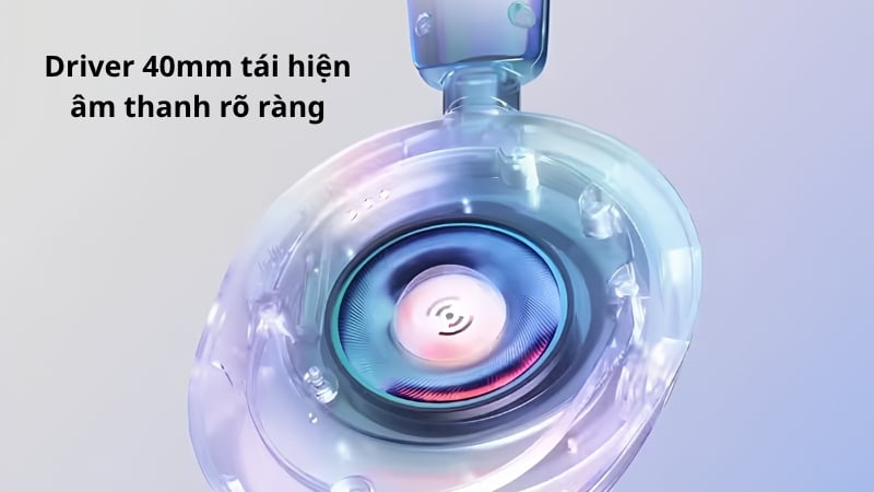 Tai nghe SteelSeries Arctis Nova 1 White có driver 40mm tái hiện âm thanh rõ ràng