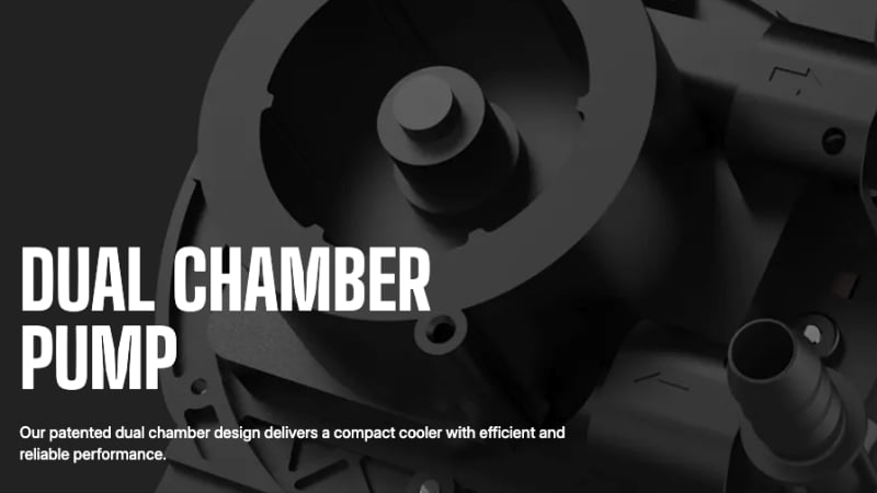 Tản nhiệt AIO Cooler Master MASTERLIQUID 240 CORE II ARGB có thiết kế bơm buồng đôi