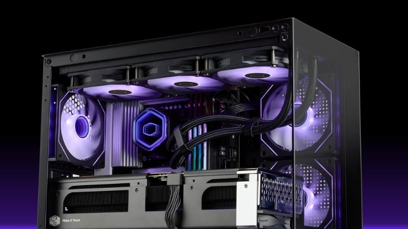 Tản nhiệt AIO Cooler Master MASTERLIQUID 240 CORE II ARGB có thể lắp đặt nhanh chóng