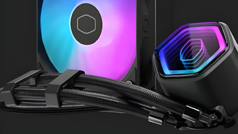 Tản nhiệt AIO Cooler Master MASTERLIQUID 360 CORE II ARGB có ống mềm tối ưu độ dài