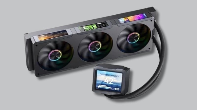 Tản nhiệt Jonsbo TF-360 LCD Black ARGB