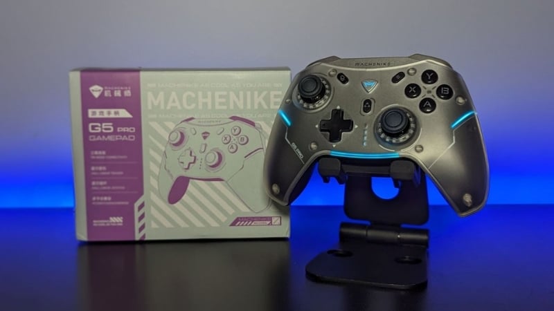 Tay cầm Machenike G5 Pro Tri-mode Black được trang bị phần mềm tùy chỉnh