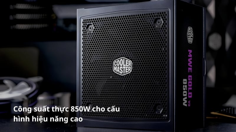 Nguồn Cooler Master MWE GOLD 850W V3 ATX3.1 có công suất thực 850W