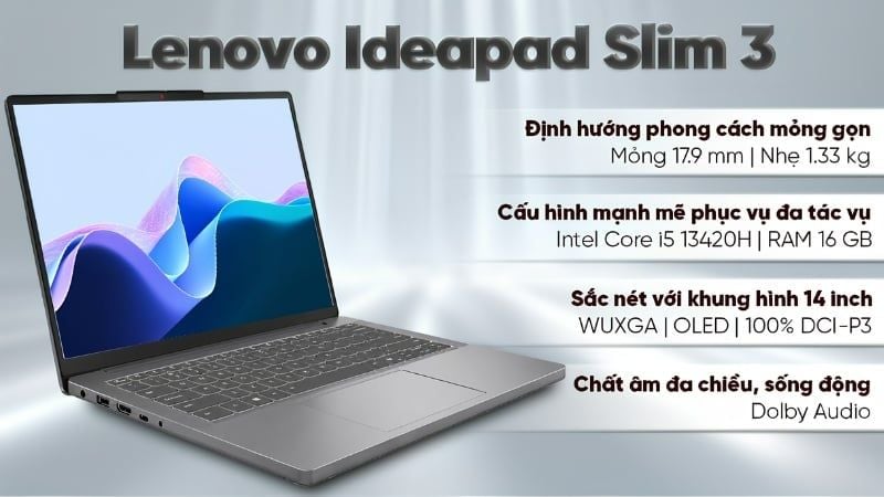 Laptop Lenovo IdeaPad Slim 3 14IRH10 83K0000BVN