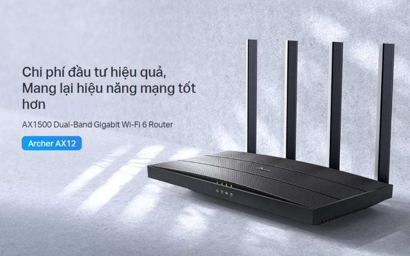 Các dòng Router AX1500 đến AX1800 mang đến tốc độ nhanh và sự ổn định