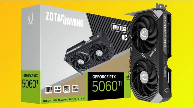 Card màn hình Zotac GeForce RTX 5060 Ti 16GB Twin Edge OC