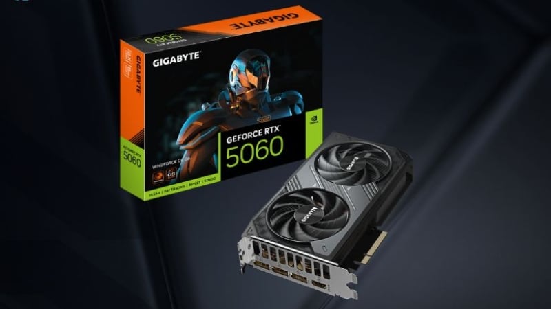 Card màn hình Gigabyte GeForce RTX 5060 Ti Windforce OC 8GB