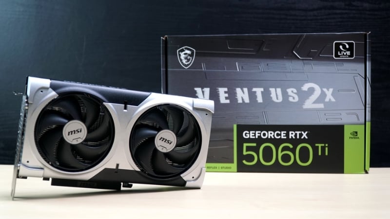 Card màn hình MSI GeForce RTX 5060 Ti Ventus 2X Plus 8GB