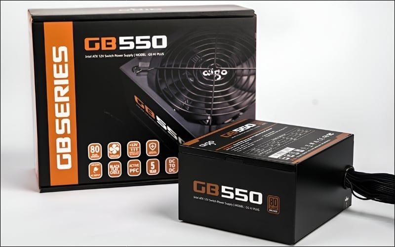 Người dùng nên sử dụng bộ nguồn có công suất thực tối thiểu 550W