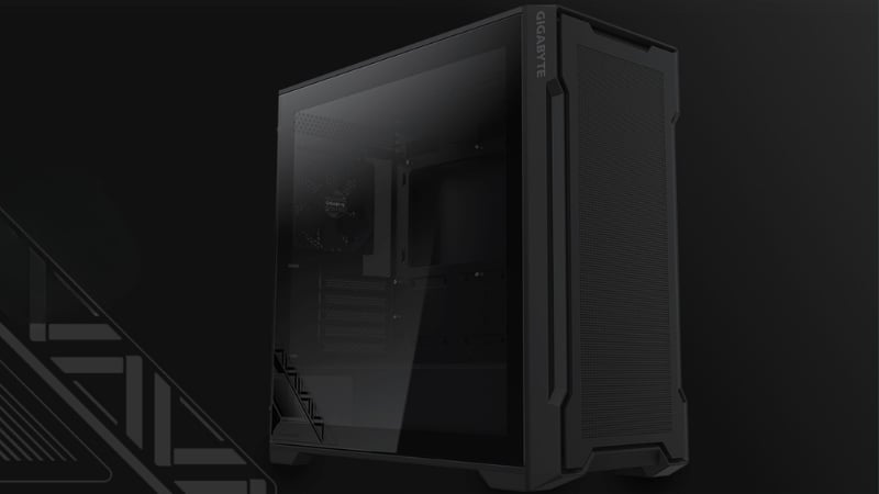 Vỏ case Gigabyte Aorus C102 Glass có thiết kế nhỏ gọn cho dàn PC mATX