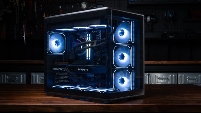 Vỏ máy tính Cooler Master Elite 600 Black (7 Fans) có thiết kế hiện đại