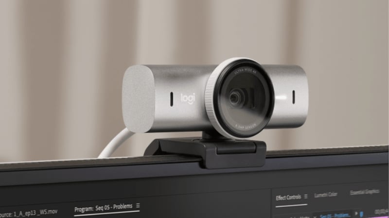 Webcam Logitech MX Brio Pale Grey