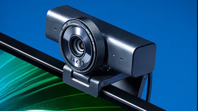 Webcam Razer Kiyo V2 X Black có thiết kế gọn nhẹ