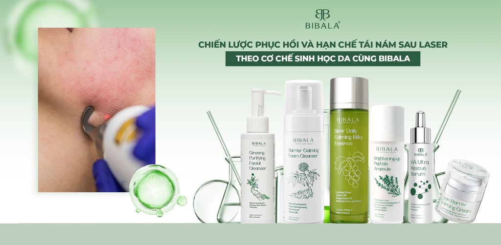 CHIẾN LƯỢC PHỤC HỒI VÀ HẠN CHẾ TÁI NÁM SAU LASER THEO CƠ CHẾ SINH HỌC DA CÙNG BIBALA