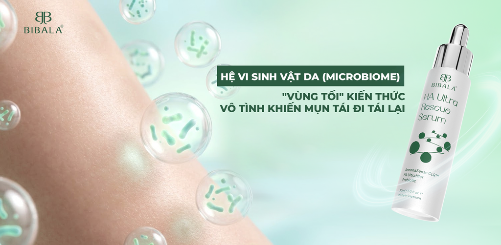 HỆ VI SINH VẬT DA (MICROBIOME): 