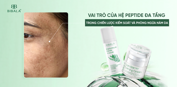 VAI TRÒ CỦA HỆ PEPTIDE ĐA TẦNG TRONG CHIẾN LƯỢC KIỂM SOÁT VÀ PHÒNG NGỪA NÁM DA