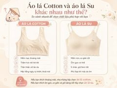 Áo lá Cotton và áo lá Su khác nhau như thế?